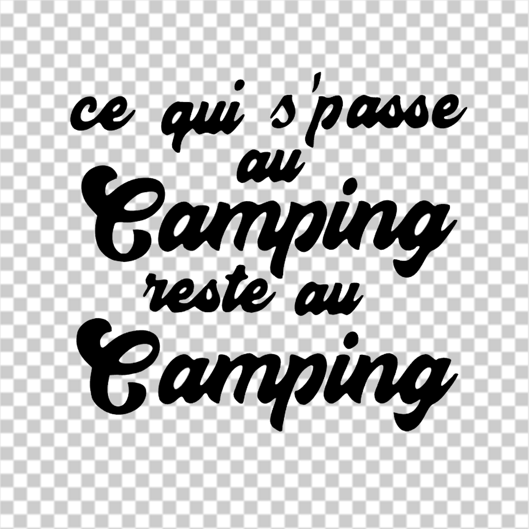 Ce qui se passe au camping, reste au camping