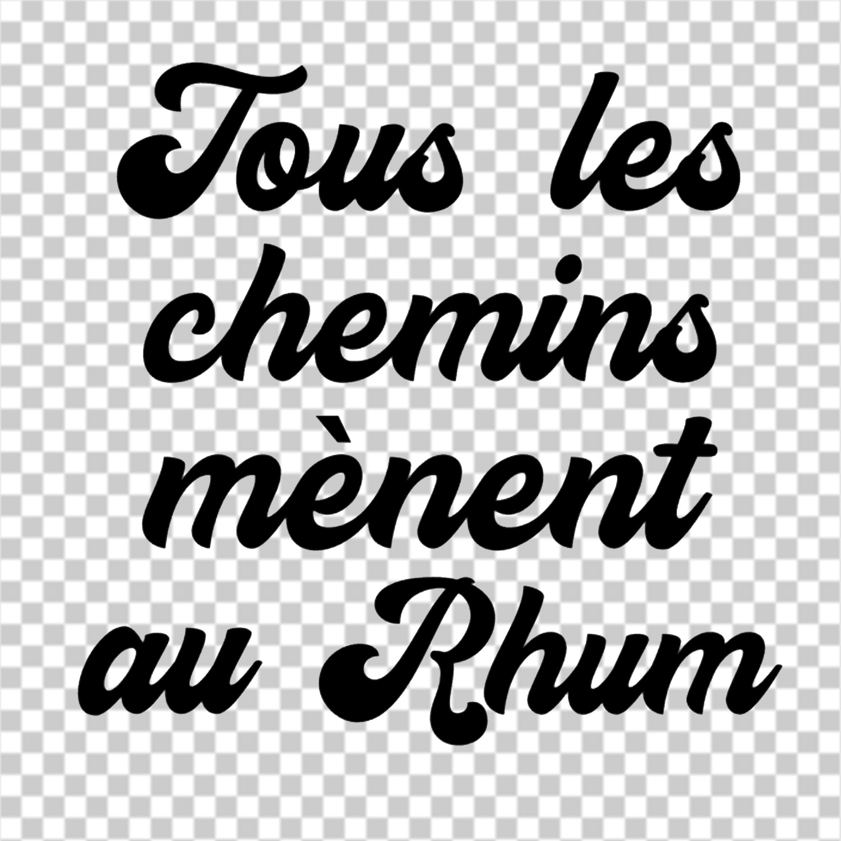 Tout les chemins mènent au rhum