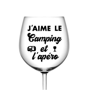 J'aime le camping et l'apéro