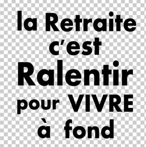 La retraite c'est ralentir pour vivre à fond