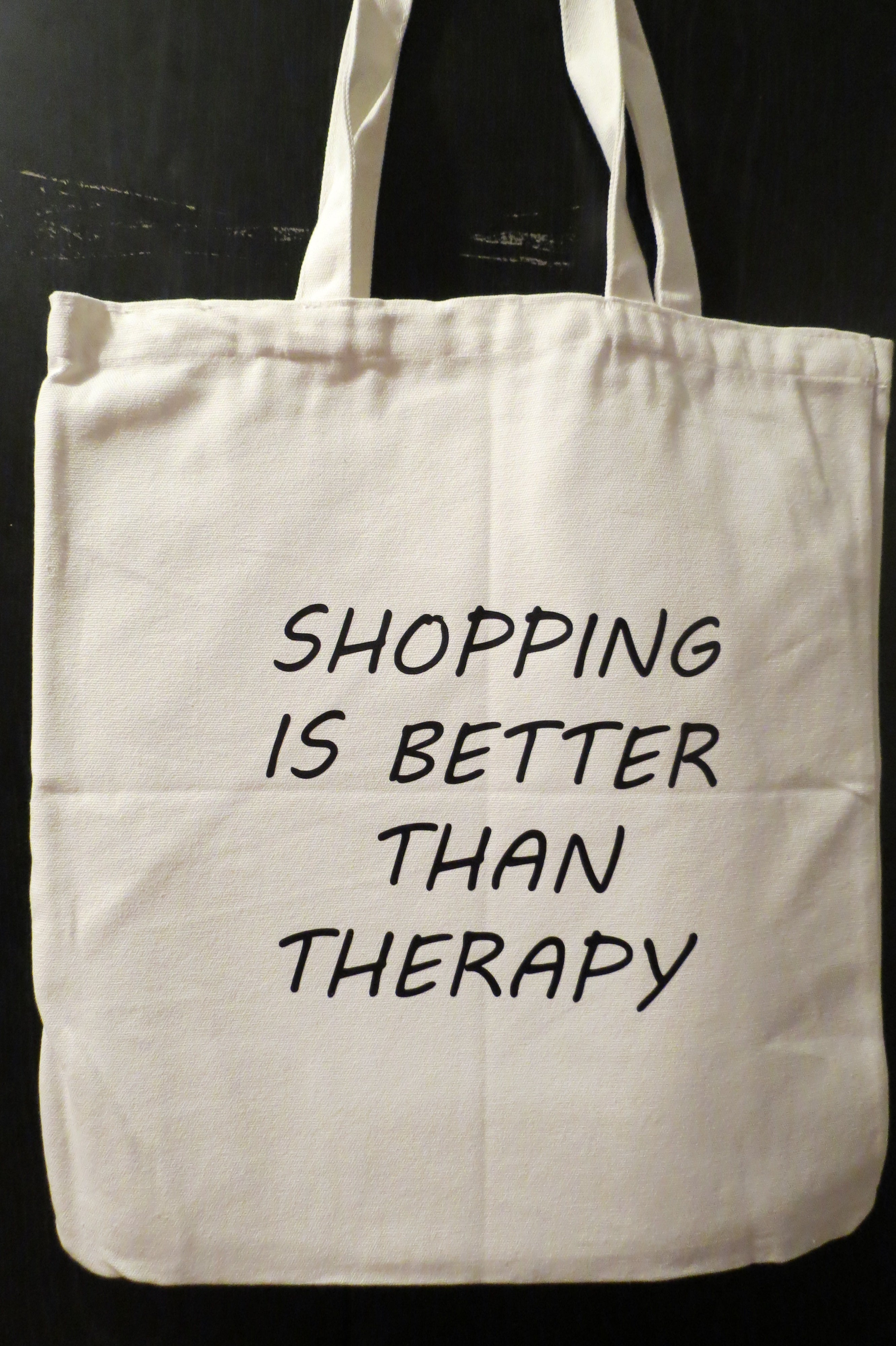 Shopping is better than therapy