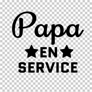 Papa en service