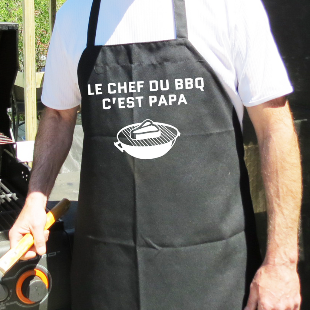 Le chef du grill c'est papa