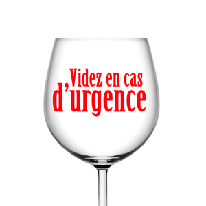 Videz en cas d'urgence