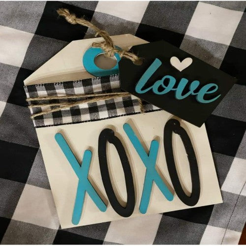 XOXO Love turquoise