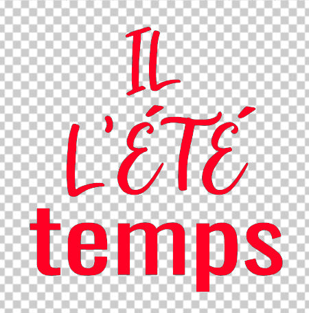 Il l'été temps