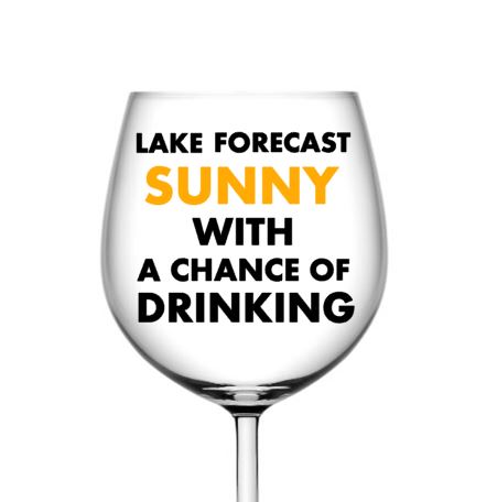 Lake forecast sunny with a chance of drinking