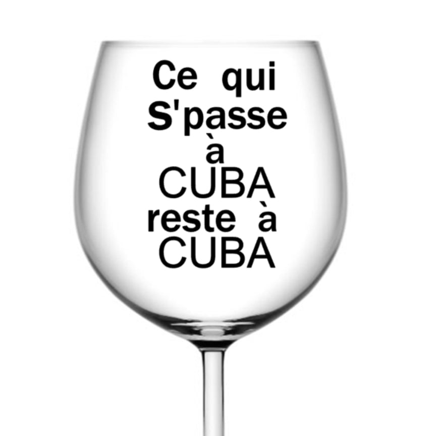 Ce qui s'passe à Cuba reste à Cuba